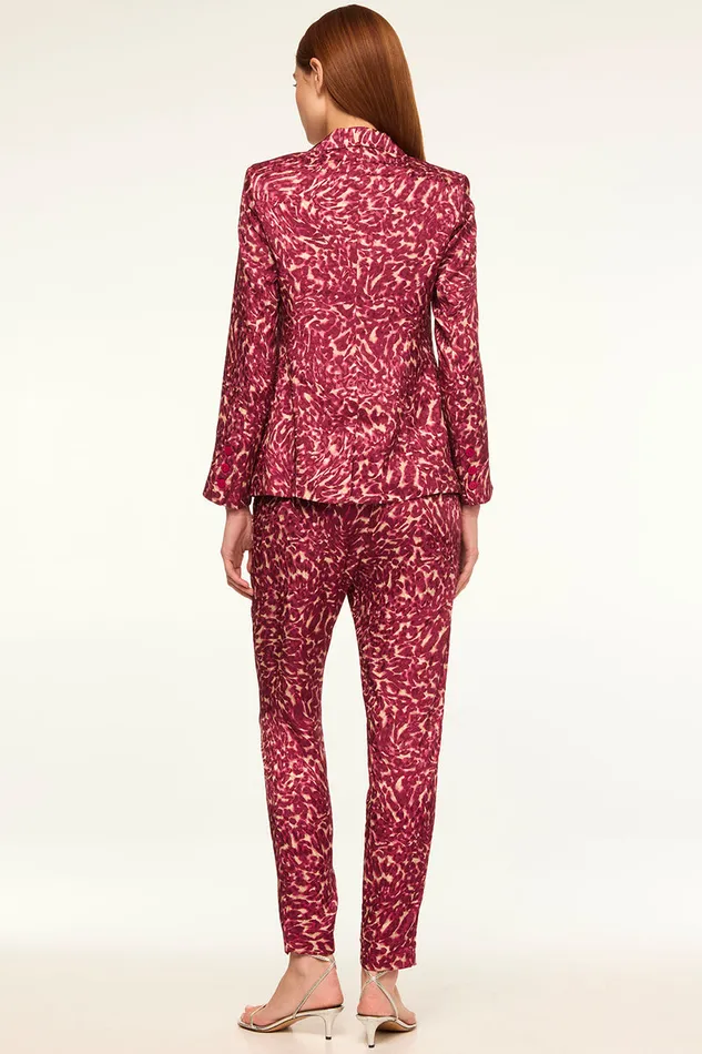 Misa Los Angeles Catroux Jacket Fauna Abstract Women Matching Sets