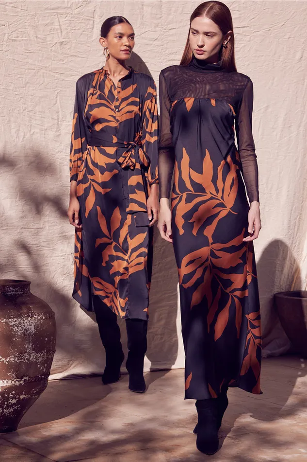 Misa Los Angeles Cheryl Dress Fernal Glow Women Dresses
