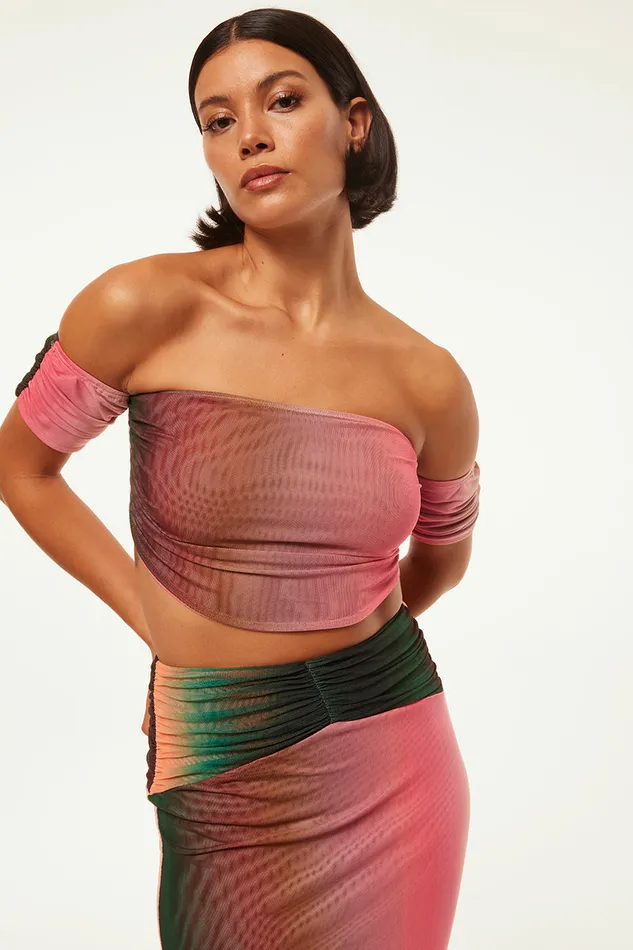 Misa Los Angeles Davina Top Cali Ombre Women Tops
