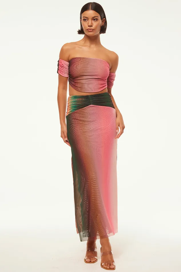 Misa Los Angeles Davina Top Cali Ombre Women Tops