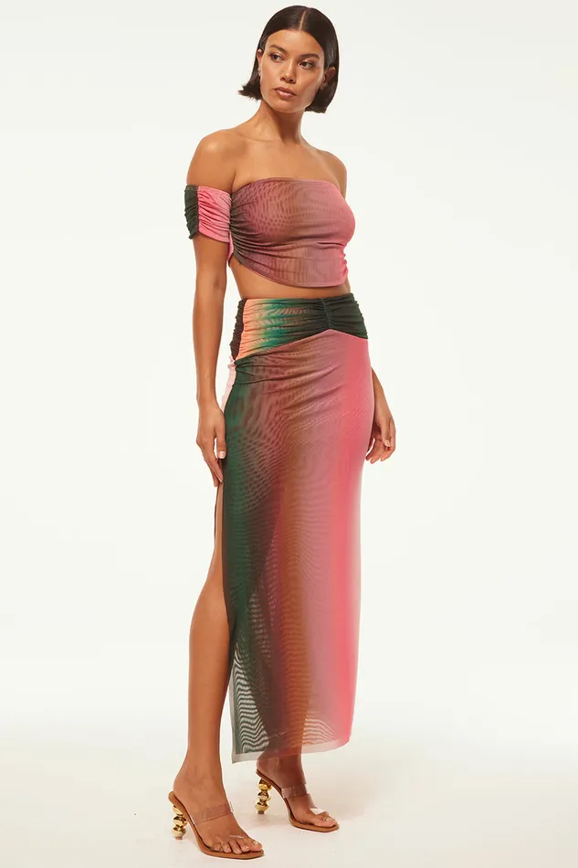 Misa Los Angeles Davina Top Cali Ombre Women Tops