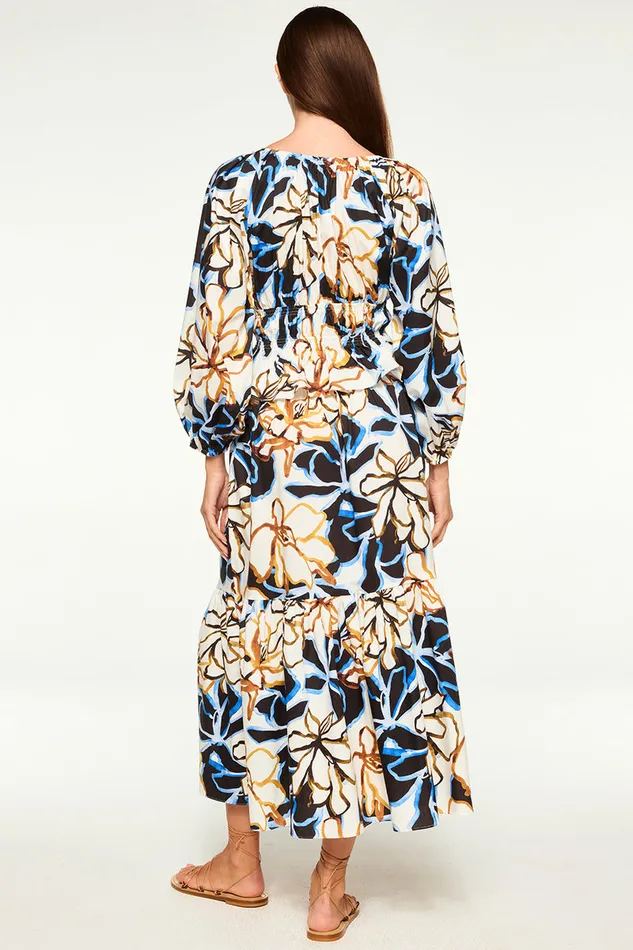 Misa Los Angeles Elna Skirt Bold Blooms Cotton Women Skirts and Shorts