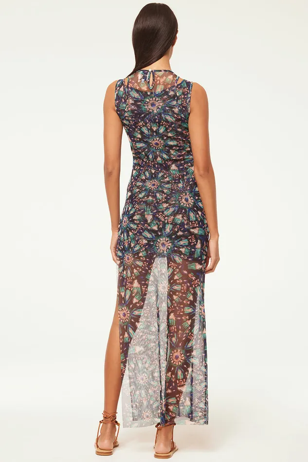 Misa Los Angeles Fernanda Dress Indigo Burst Women Dresses