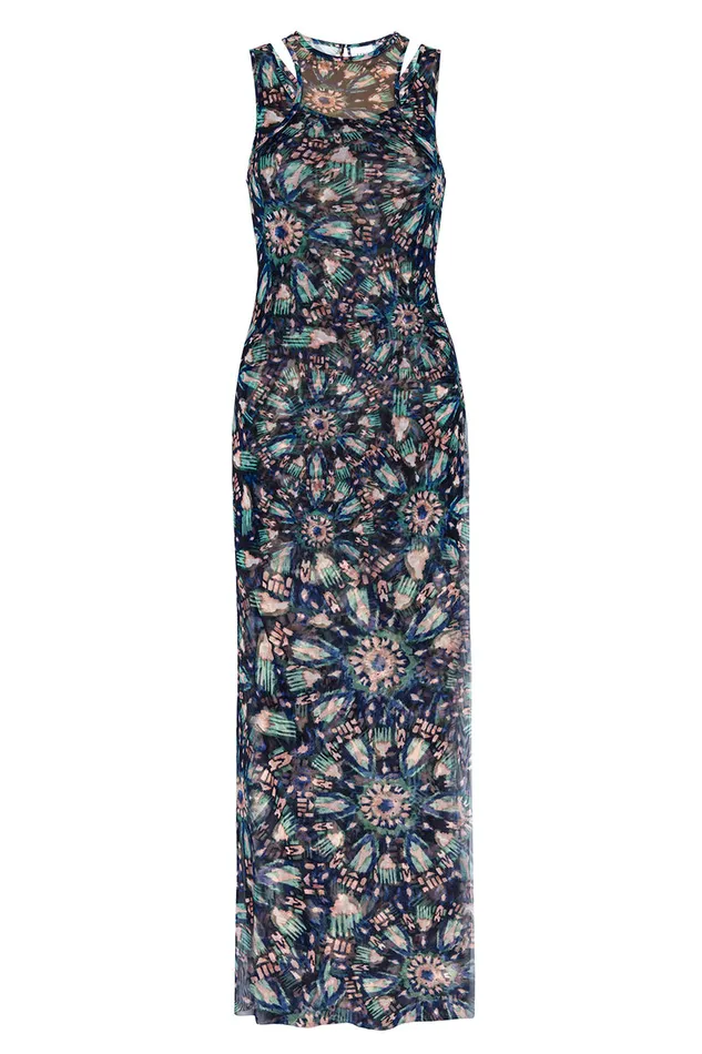 Misa Los Angeles Fernanda Dress Indigo Burst Women Dresses