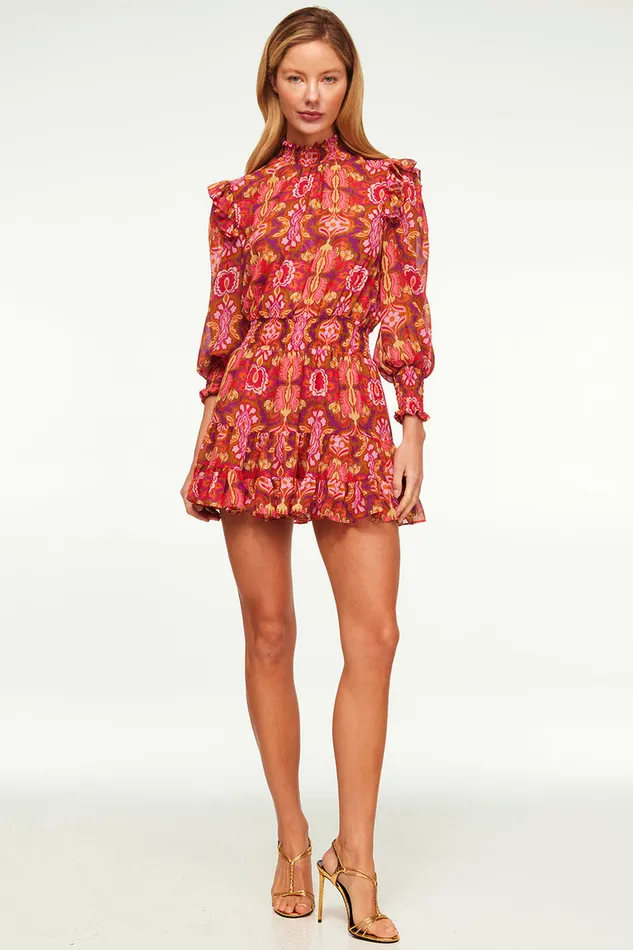 Misa Los Angeles Gianna Dress Chic Nostalgic Chiffon Women Dresses