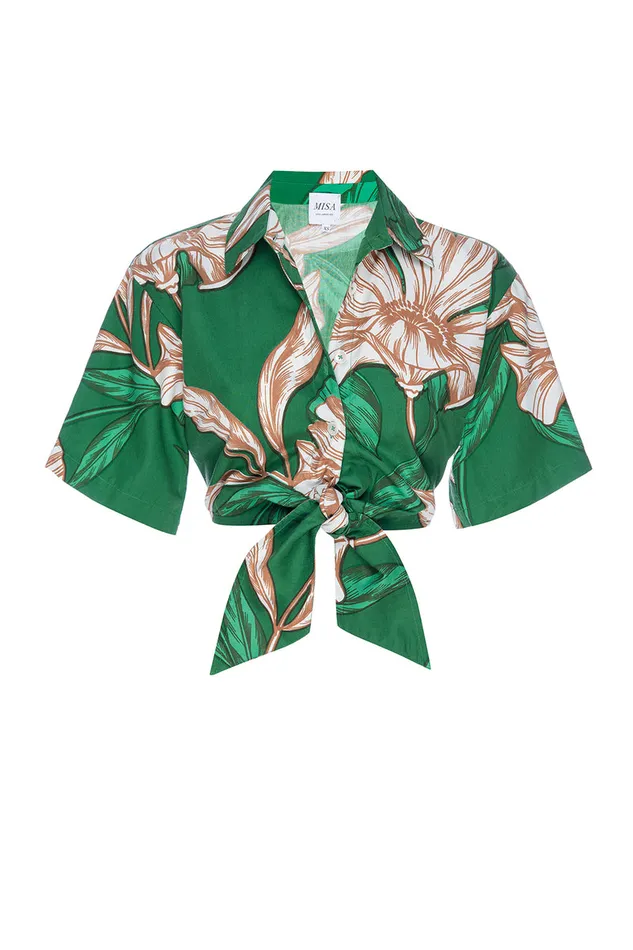 Misa Los Angeles Kalema Top Cartagena Flora Women Matching Sets