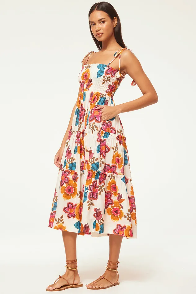 Misa Los Angeles Kamina Dress Flora Marbella Women Dresses