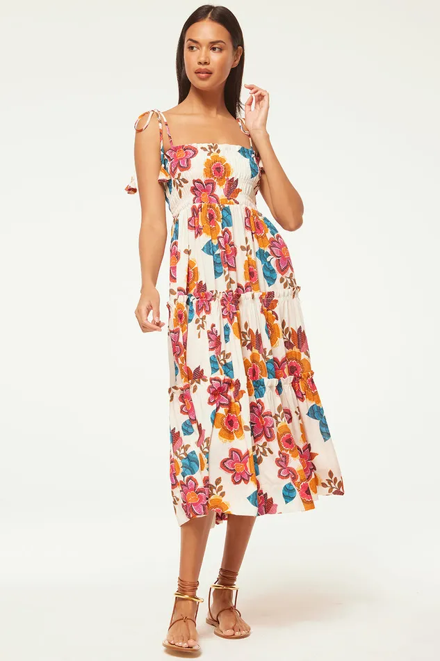 Misa Los Angeles Kamina Dress Flora Marbella Women Dresses