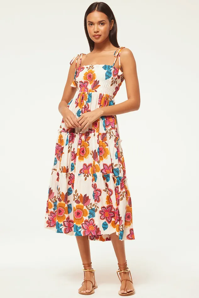 Misa Los Angeles Kamina Dress Flora Marbella Women Dresses