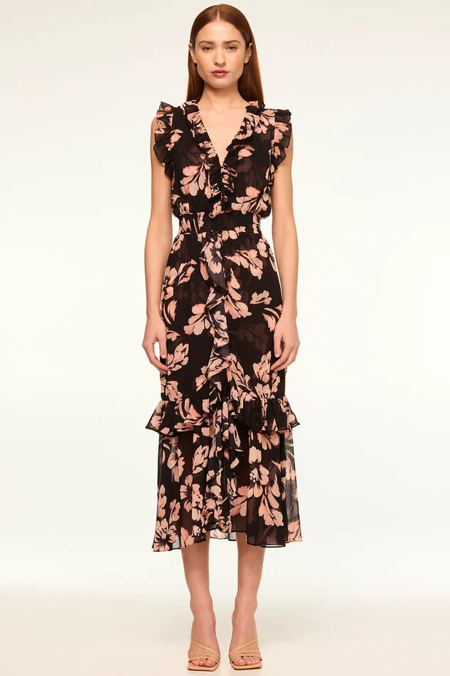 Misa Los Angeles Kidada Dress Auric Flora Women Dresses
