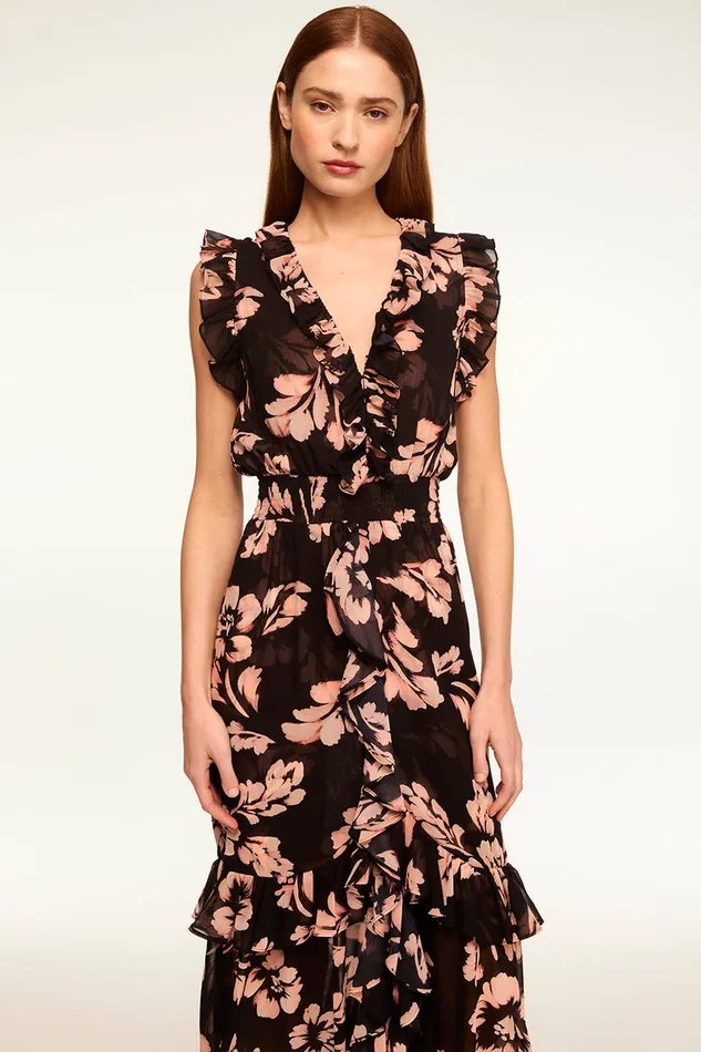 Misa Los Angeles Kidada Dress Auric Flora Women Dresses