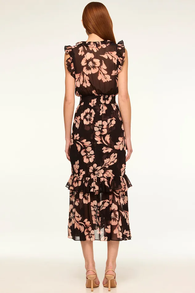 Misa Los Angeles Kidada Dress Auric Flora Women Dresses