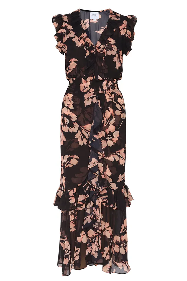 Misa Los Angeles Kidada Dress Auric Flora Women Dresses