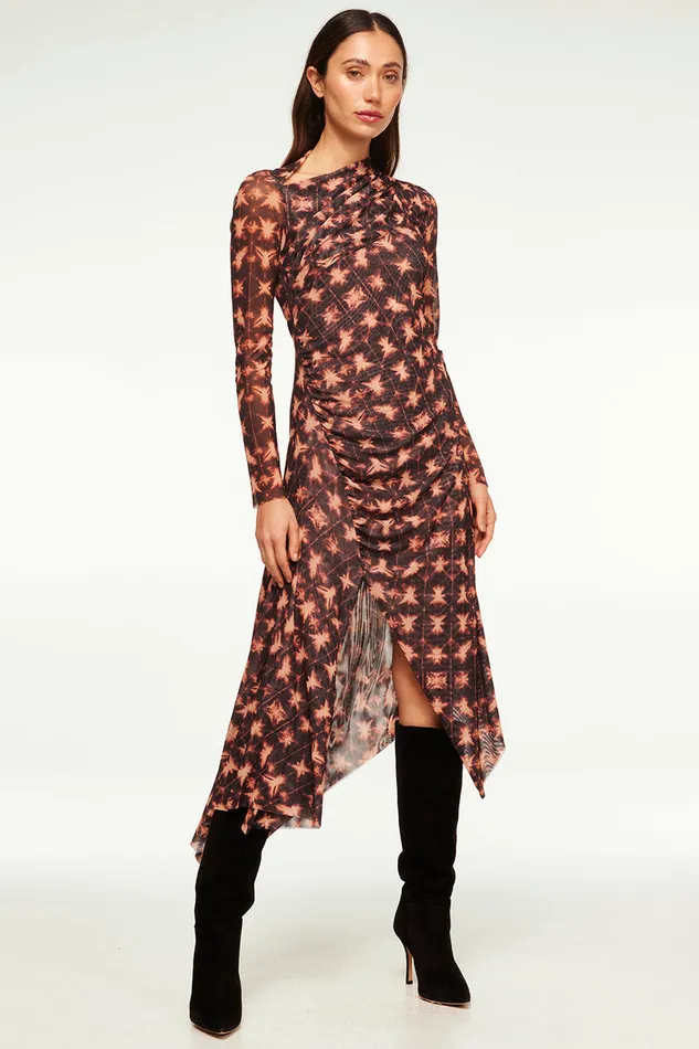 Misa Los Angeles Marina Dress Angel Glow Women Jersey and Mesh