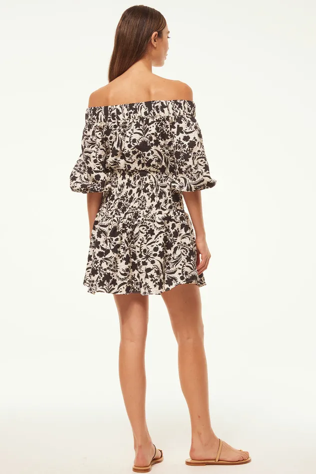 Misa Los Angeles Marta Dress Flora Negra Ditsy Women Dresses