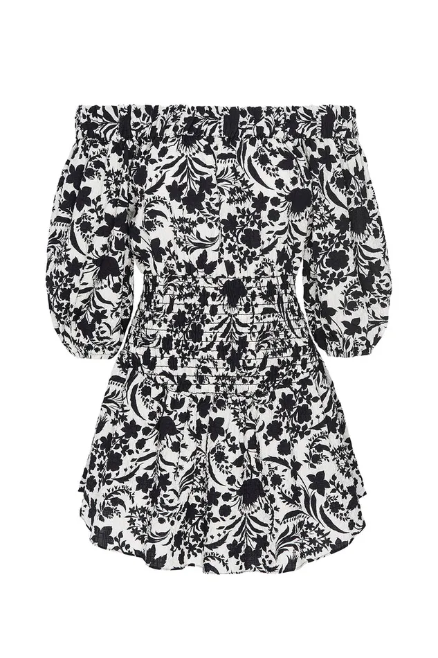 Misa Los Angeles Marta Dress Flora Negra Ditsy Women Dresses