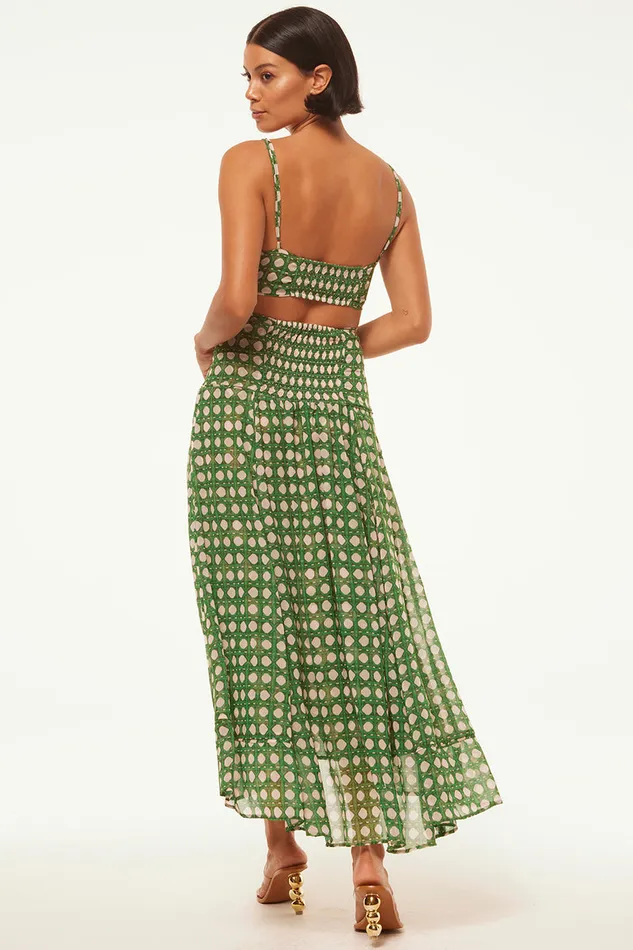 Misa Los Angeles Mila Dress Rattan Tile Mix Women Dresses