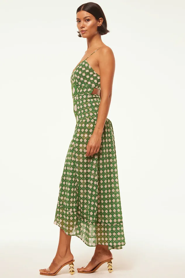 Misa Los Angeles Mila Dress Rattan Tile Mix Women Dresses