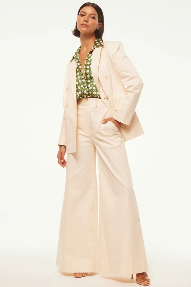 Misa Los Angeles Nico Pant Parchment Women Matching Sets