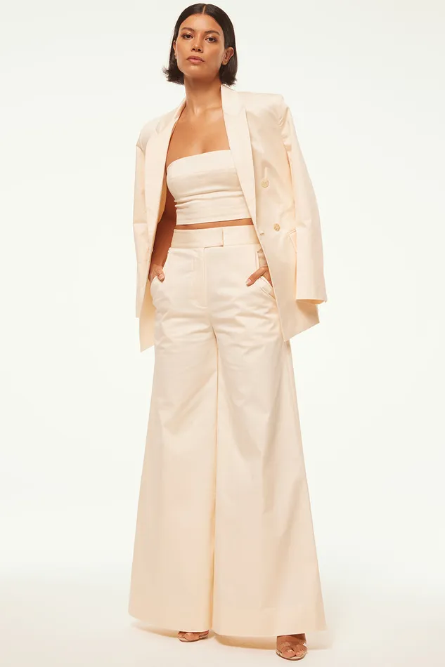 Misa Los Angeles Nico Pant Parchment Women Matching Sets