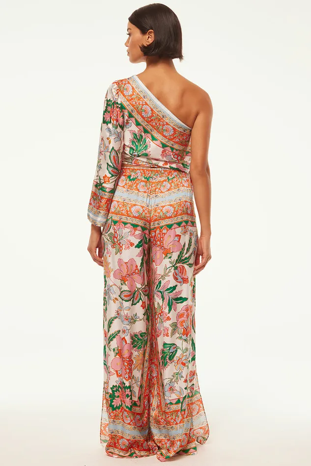 Misa Los Angeles Selena Pant Casablanca Border Mix Women Matching Sets