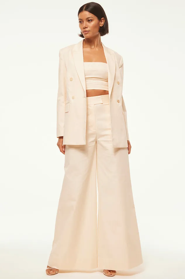 Misa Los Angeles Viva Blazer Parchment Women Jackets