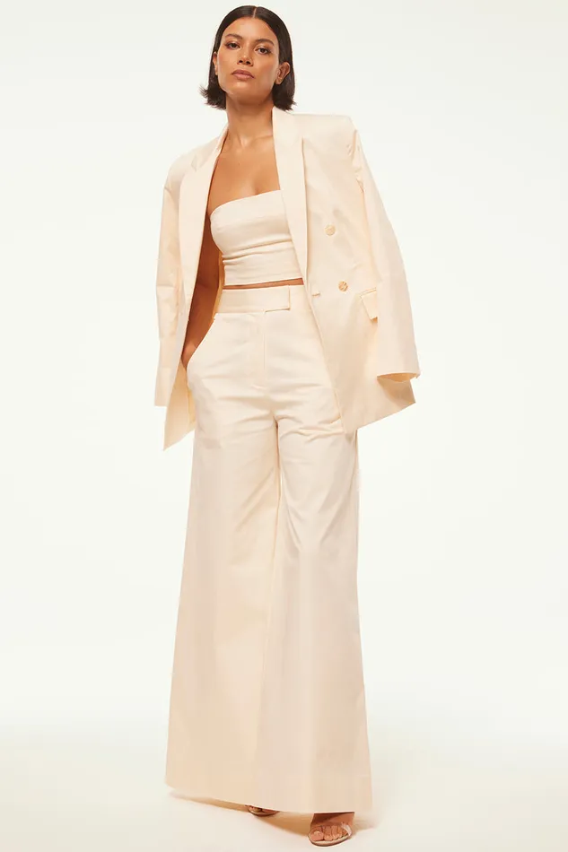 Misa Los Angeles Viva Blazer Parchment Women Jackets