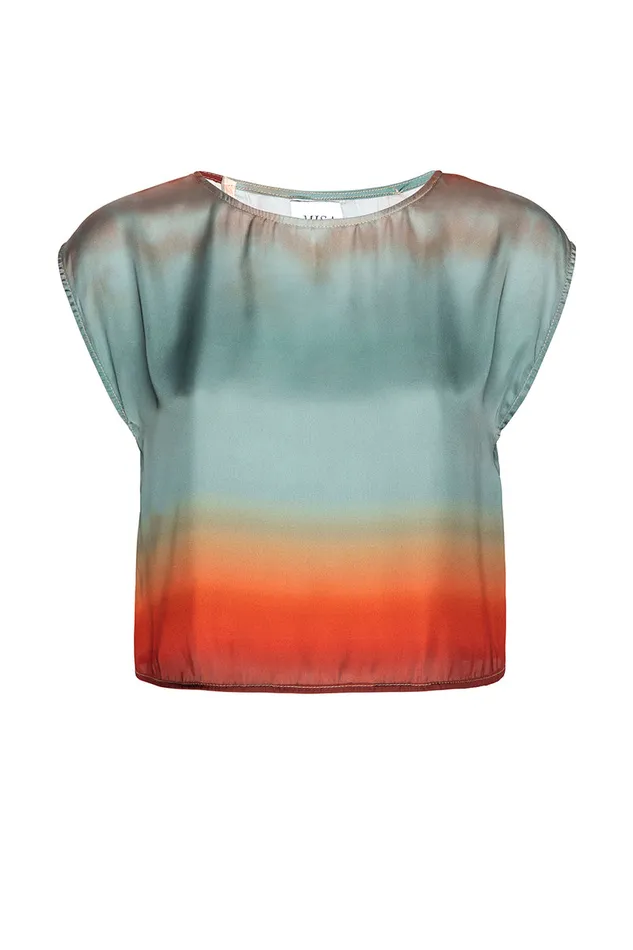 Misa Los Angeles Zenda Top Carnelian Ombre Women Matching Sets