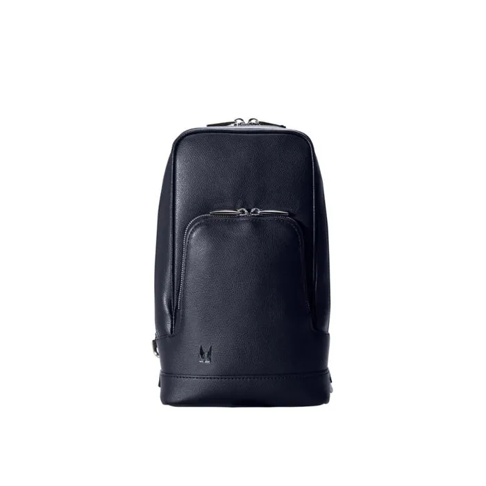 Moreschi Backpacks and Suitcases Navy Blue Leather Bodypack 8211 Men