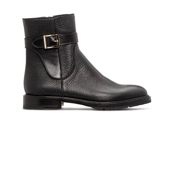 Moreschi Boots Black Leather Ankle Boot 8211 Women