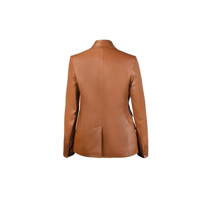 Moreschi Jacket Brown Leather Woman Jacket 8211 Women