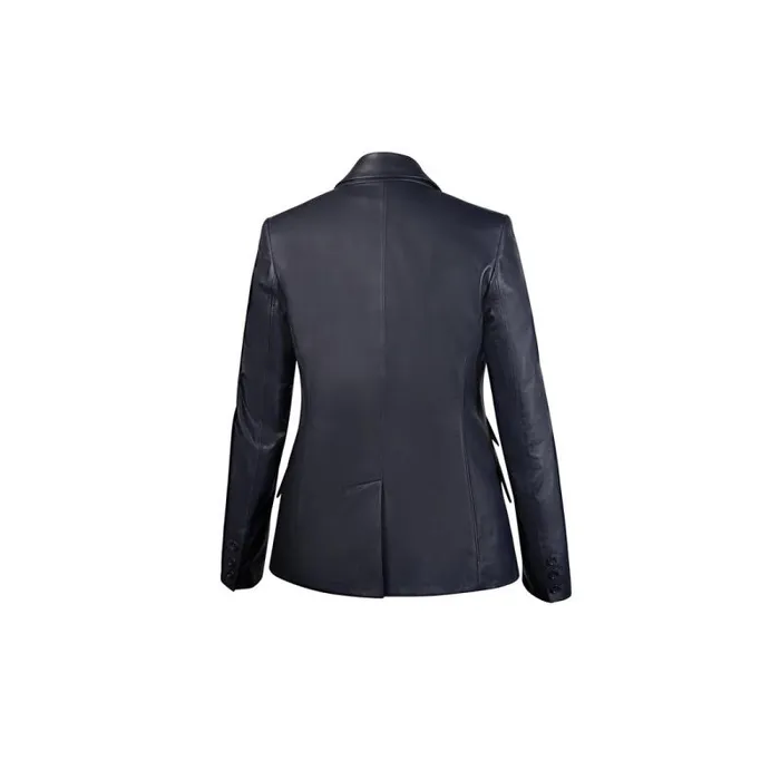 Moreschi Jacket Navy Blue Leather Woman Jacket 8211 Women