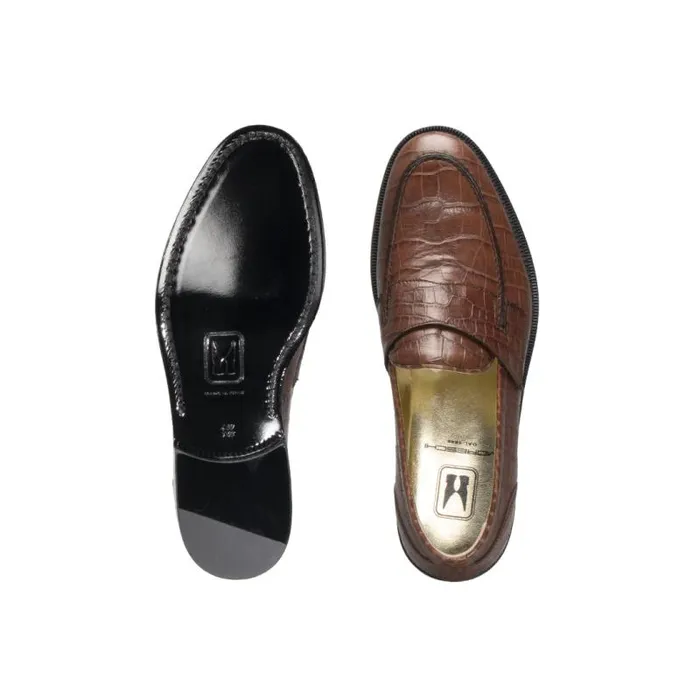 Moreschi Loafers FOR HIM 8211 Dark Brown Leather Loafer 8211 Men