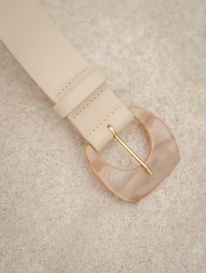 Murano Beige Women Bobbies Belts