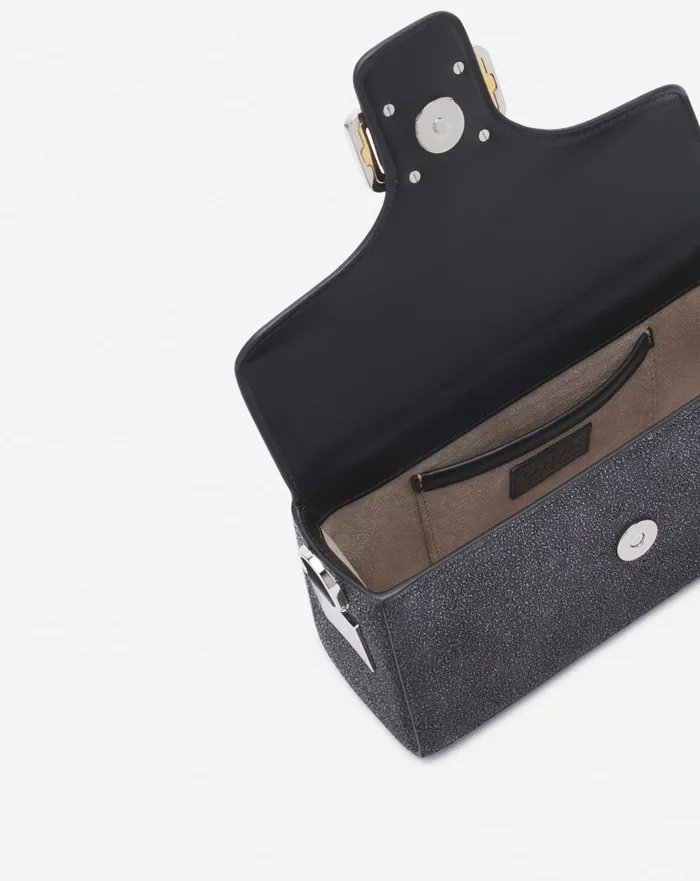 Nano Pencil Cat Bag In Suede Black Women Lanvin Crossbody Bags and Shoulder Bags Nano Pencil Cat Bag In Suede Black Women Lanvin Crossbody Bags and Shoulder Bags