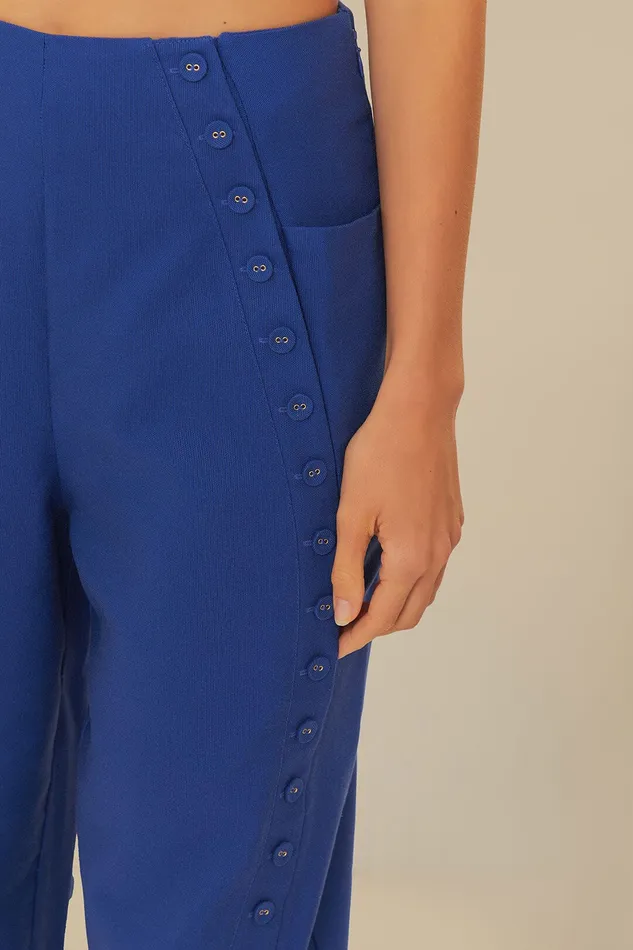 Navy Blue High Waisted Pants Women Farm Rio Pants