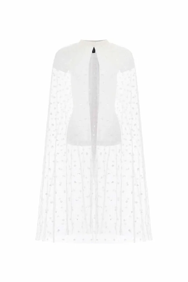 Needle and Thread Capes Dot Shimmer Open Midaxi Cape Champagne 8211 Women