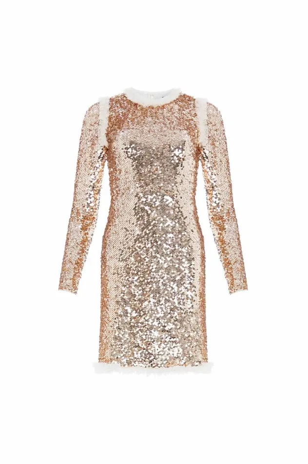 Needle and Thread Dresses Eclipse Sequin Valerie Micro Mini Dress Gold 8211 Women