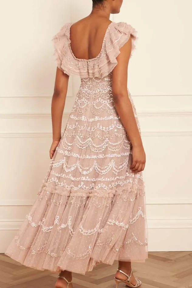 Needle and Thread Dresses Everthine Ankle Gown Beige 8211 Women