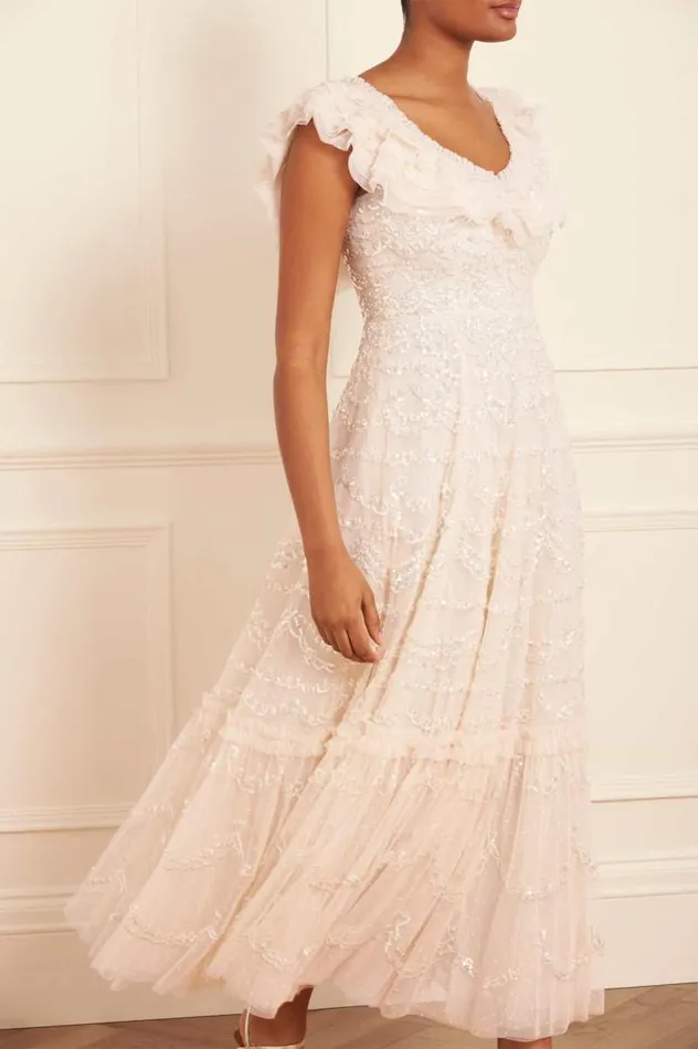Needle and Thread Dresses Everthine Ankle Gown Champagne 8211 Women