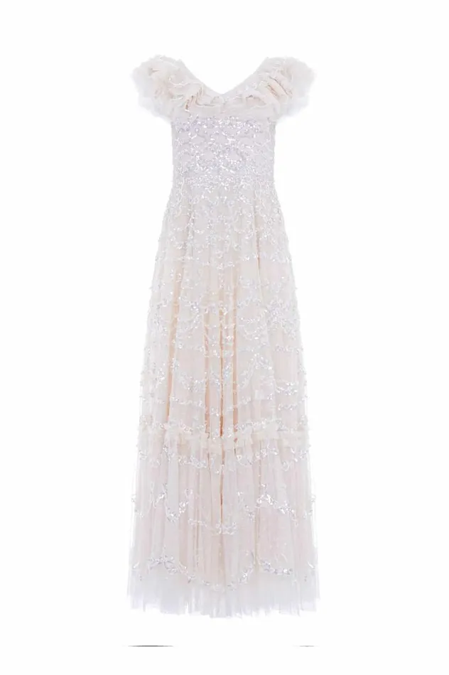 Needle and Thread Dresses Everthine Ankle Gown Champagne 8211 Women