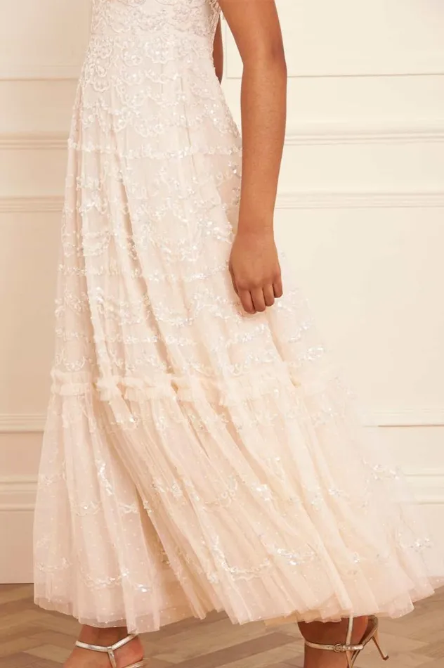Needle and Thread Dresses Everthine Ankle Gown Champagne 8211 Women