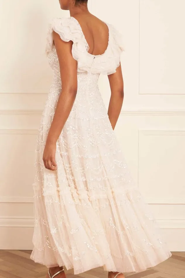 Needle and Thread Dresses Everthine Ankle Gown Champagne 8211 Women