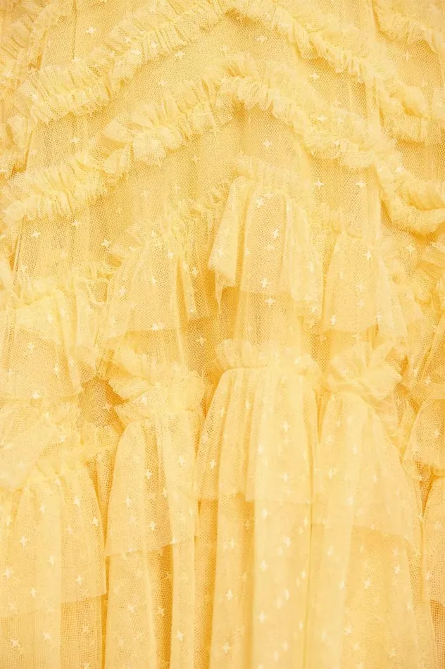 Needle and Thread Dresses Lola Backless Micro Mini Dress Yellow 8211 Women