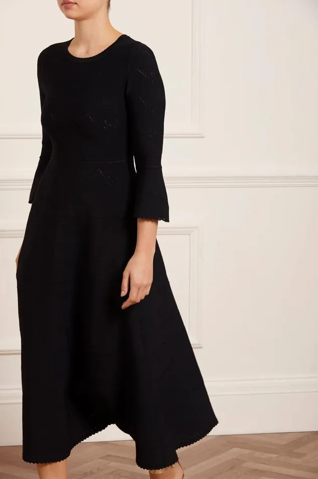 Needle and Thread Dresses Pretty Pointelle Knit Ankle Gown Black 8211 Women