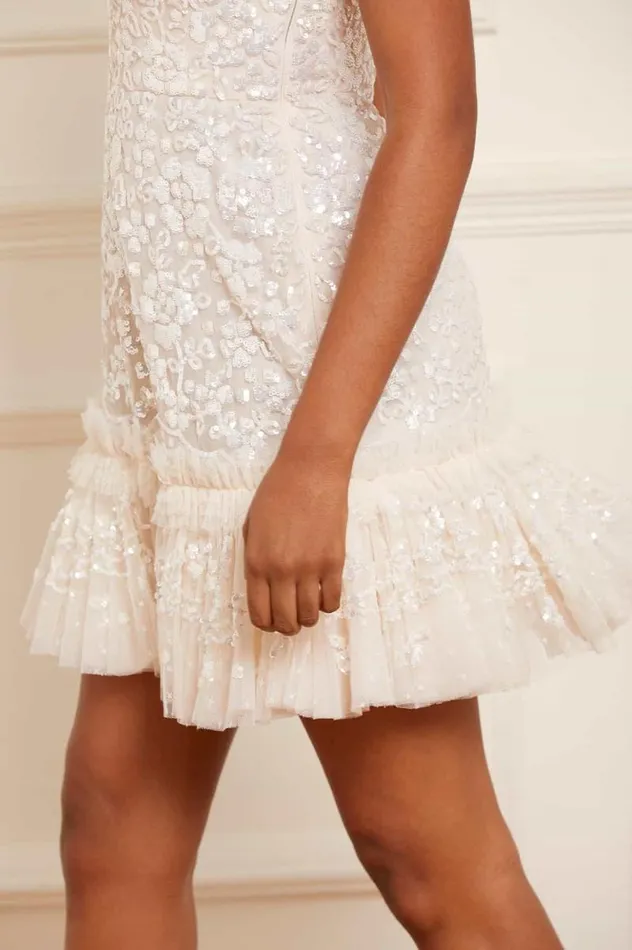 Needle and Thread Dresses Regal Rose Gloss Strapless Micro Mini Dress Champagne 8211 Women