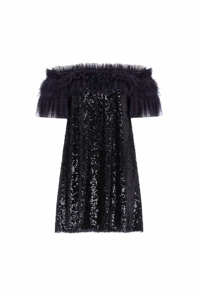 Needle and Thread Dresses Stephanie Micro Mini Dress Black 8211 Women