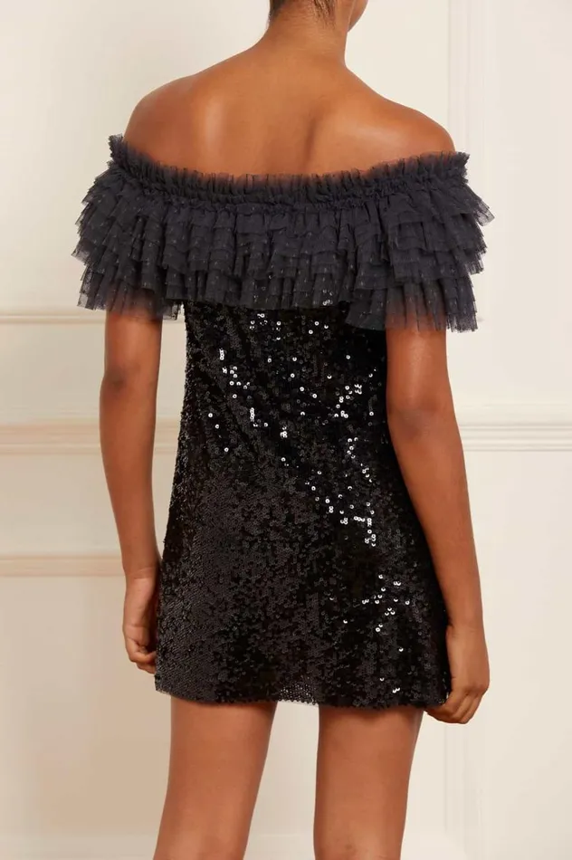 Needle and Thread Dresses Stephanie Micro Mini Dress Black 8211 Women