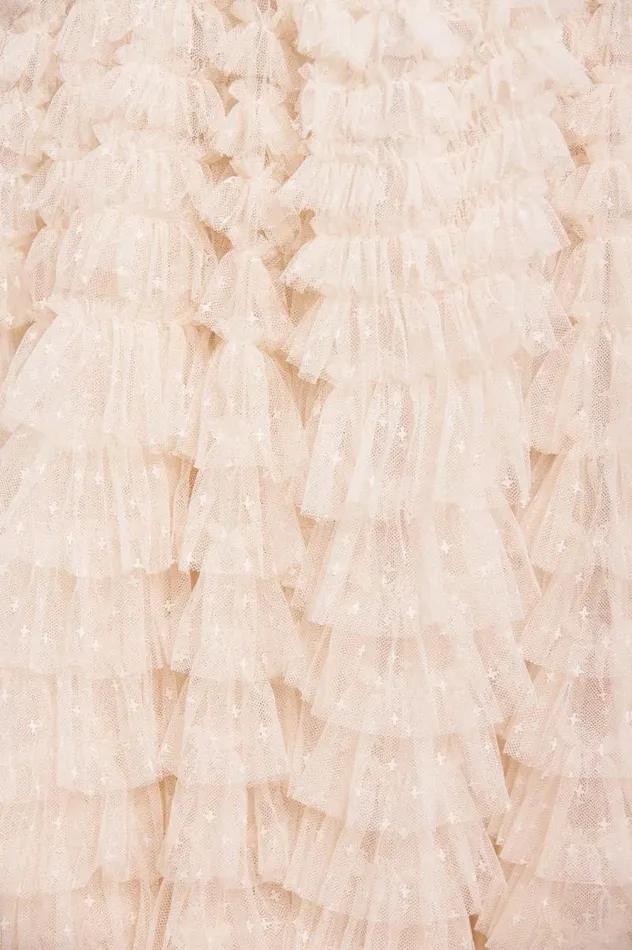 Needle and Thread Skirts Hattie Ruffle Ankle Skirt Champagne 8211 Women