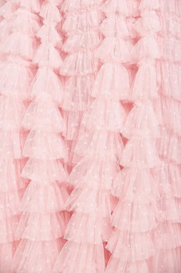 Needle and Thread Skirts Hattie Ruffle Ankle Skirt Pink 8211 Women